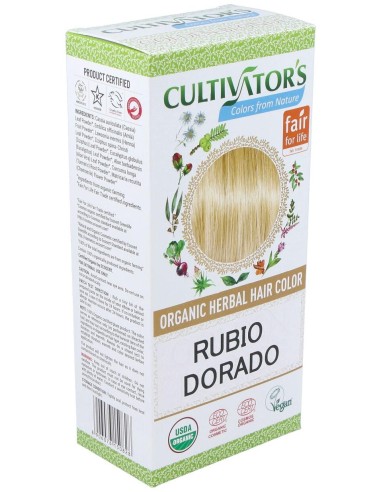 Cultivator'S Rubio Dorado Tinte Orgánico 100G