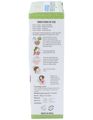 Cultivator'S Pelirrojo Tinte Orgánico 100G