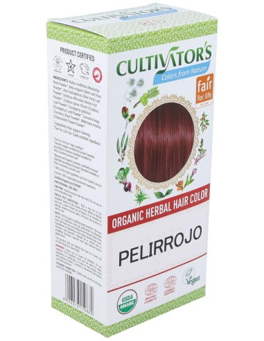 Cultivator'S Pelirrojo Tinte Orgánico 100G