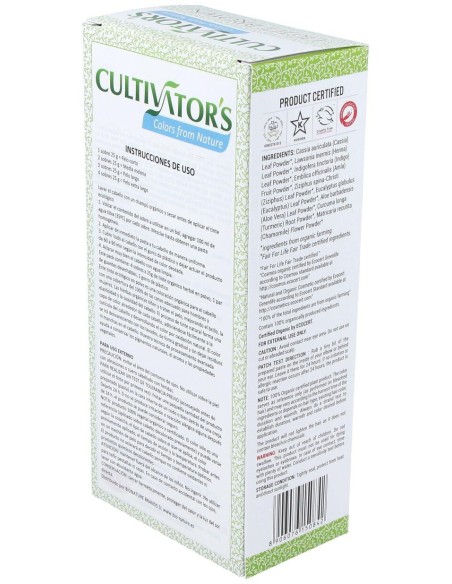 Castaño Dorado Claro Tinte Organico 100Gr. Ecocert