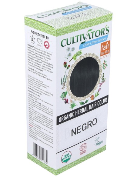 Cultivator'S Negro Tinte Orgánico 100G