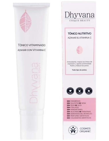 Tónico Nutritivo Dhyvana Unique Beauty® Azahar Con Vitamina C 100Ml