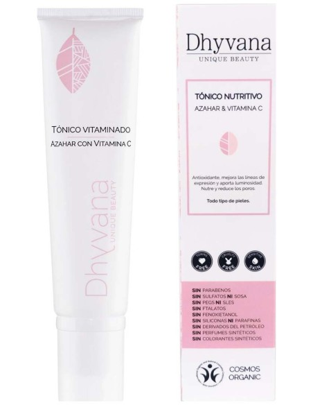 Tónico Nutritivo Dhyvana Unique Beauty® Azahar Con Vitamina C 100Ml
