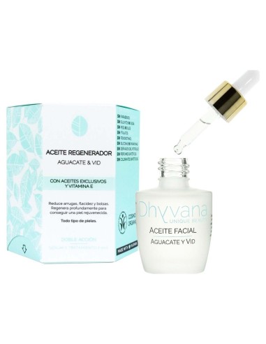 Aceite Regenerador Dhyvana Unique Beauty® Aguacate Y Vid 30Ml