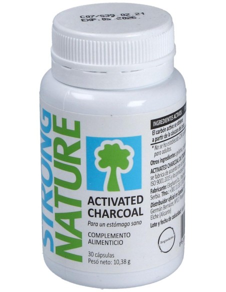 Strong Nature Carbón Activo 30Caps