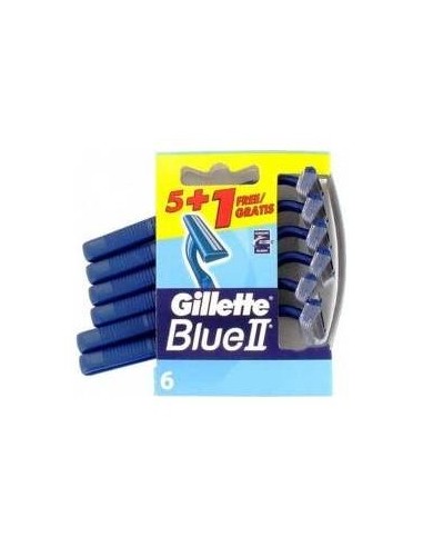 Gillette Maquinilla Desechable Blue2 Fija 5+1Ud