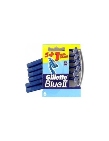 Gillette Maquinilla Desechable Blue2 Fija 5+1Ud