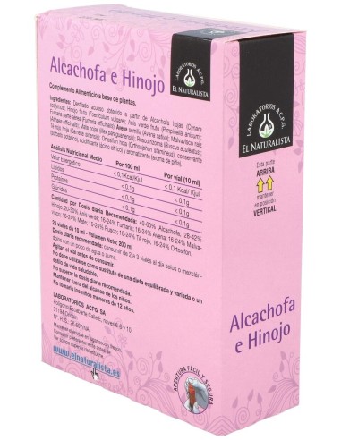 Alcachofa + Hinojo (Adelgacir) 20Viales