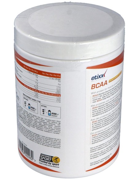Etixx Bcaa Powder Sabor Naranja-Mango 300 Gr