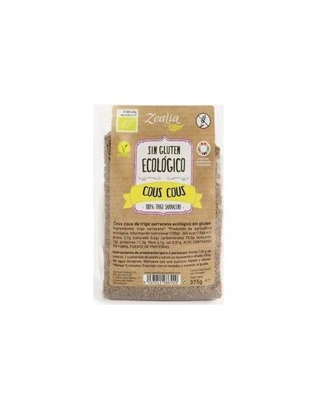 Zealia Cous Cous De Trigo Sarraceno Bio Sin Gluten 375G