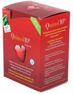 100% Natural Quinol 10 90Cápsulas De 50Mg De Ubiquinol 2