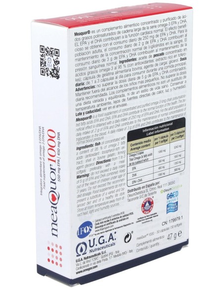 Meaquor 1000 30Perlas