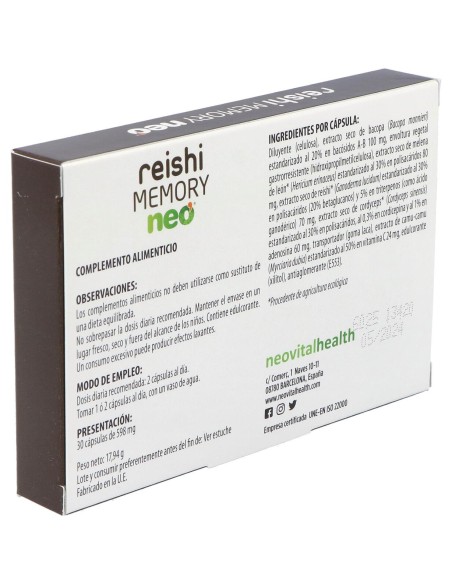 Reishi Memory Neo 30Cap.