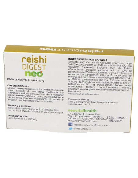 Reishi Digest Neo 30Cap.