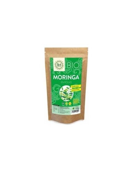Solnatural Moringa Polvo Bio S/G Vegano 125G