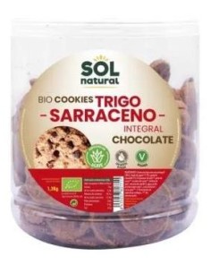 Solnatural Cookies Trigo Sarraceno Chocolate Bio 1300G