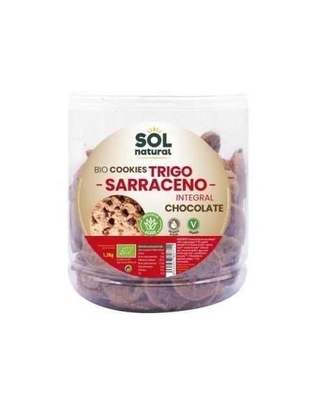 Solnatural Cookies Trigo Sarraceno Chocolate Bio 1300G