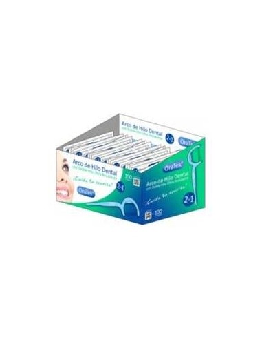 Oratek Arco Hilo Dental Doble Hilo 100 Unidades Individuales