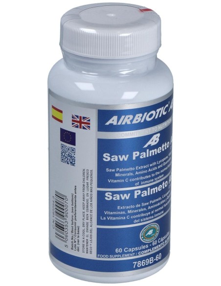 Airbiotic Saw Palmeto Ab Complex 60 Cápsulas