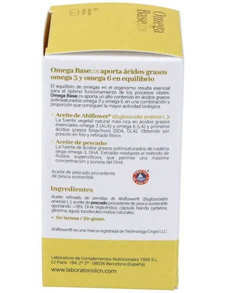 Cn Omega Base Lcn 30 Cápsulas