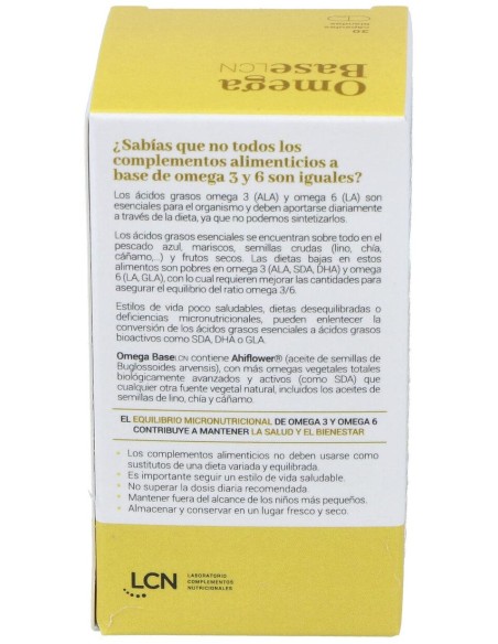 Cn Omega Base Lcn 30 Cápsulas