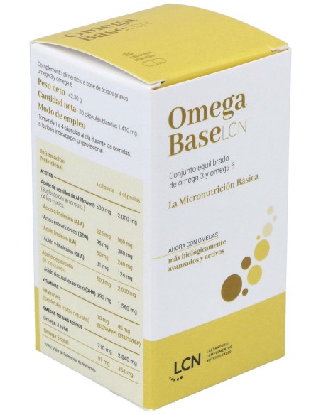 Cn Omega Base Lcn 30 Cápsulas