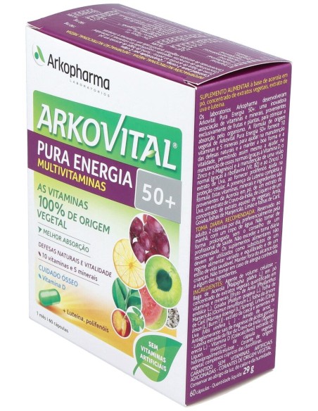 Arkovital Pura Energia Senior +50 60Cap.