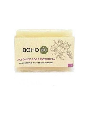 Boho Jabon Rosa Mosqueta Camomila Almendras Bio 100G