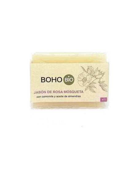 Boho Jabon Rosa Mosqueta Camomila Almendras Bio 100G