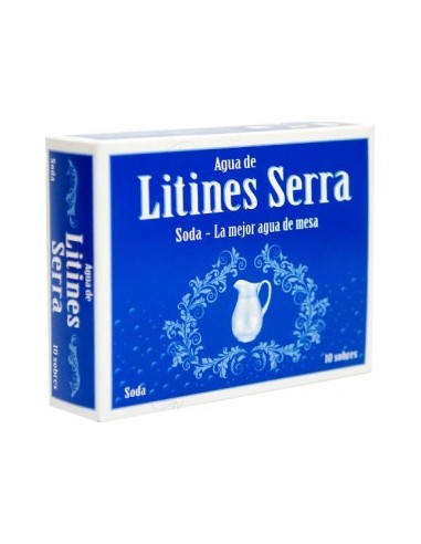 Litines Serra Agua De Mesa Gaseosa Y Digestiva 10 Sobres