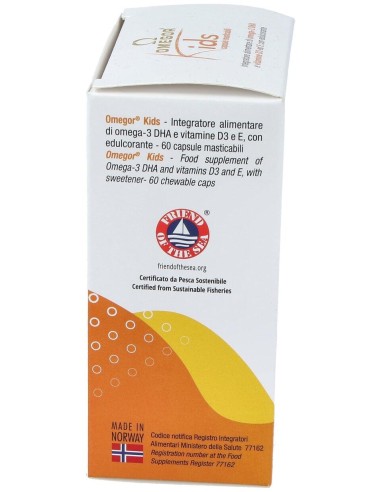 Omegor Kids Masticable 60Cap.
