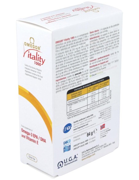 Omegor Vitality 1000 60Perlas