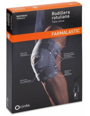 Farmalastic Rodillera Rotuliana Neopreno Talla Única, 1 Ud