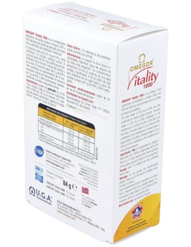 Omegor Vitality 1000 60Perlas