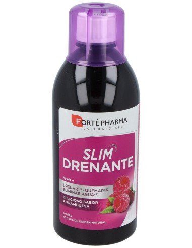 Forté Pharma Turboslim Drenante Sabor Frambuesa, 500 Ml