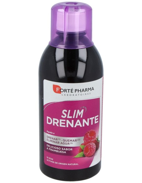 Forté Pharma Turboslim Drenante Sabor Frambuesa, 500 Ml