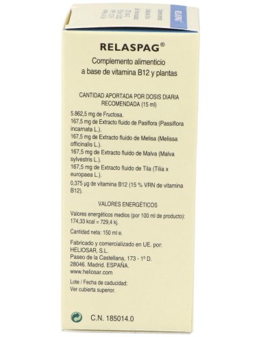 Relaspag Jarabe 150Ml.