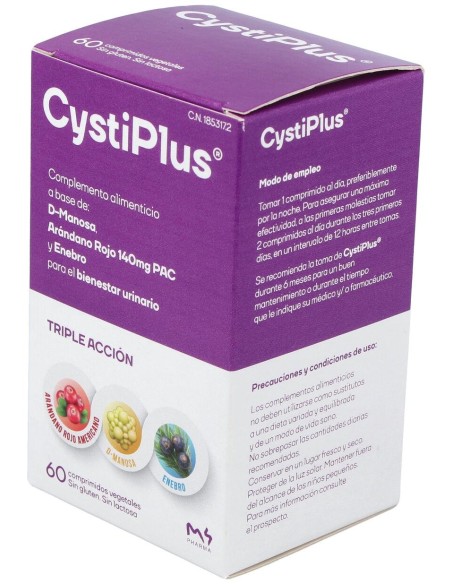 Cystiplus Triple Acción 60Comp