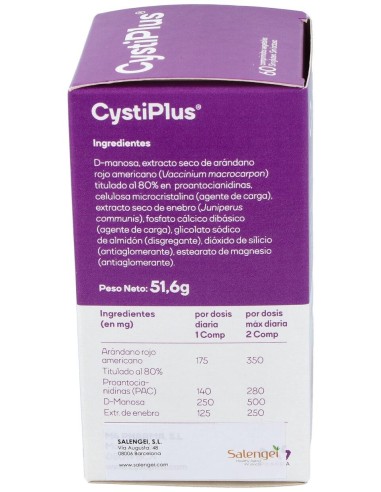 Cystiplus Triple Acción 60Comp