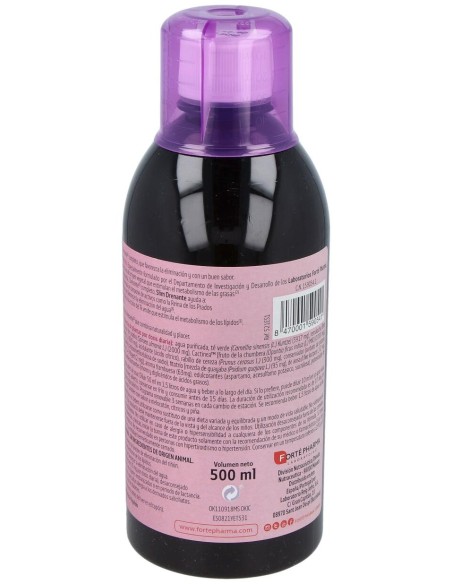 Forté Pharma Turboslim Drenante Sabor Frambuesa, 500 Ml