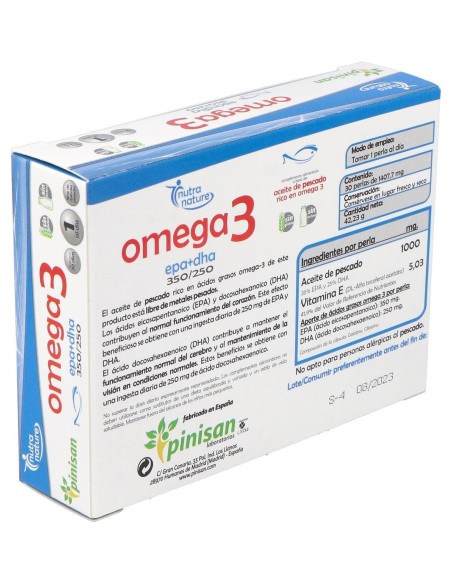 Pinisan Omega 3 30 Perlas