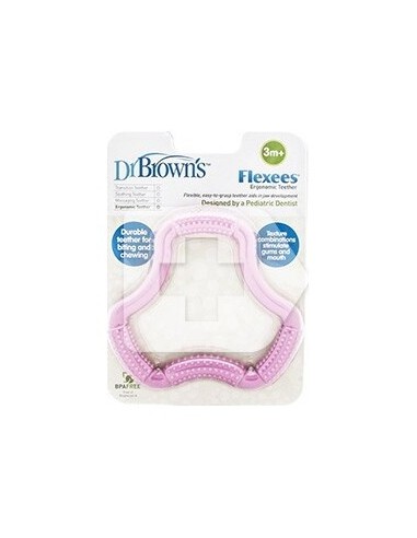 Dr. Brown'S Mordedor Ergonómico Rosa, 1 Ud