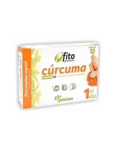 Fito Premium - Curcuma - Pinisan - 30 Cápsulas