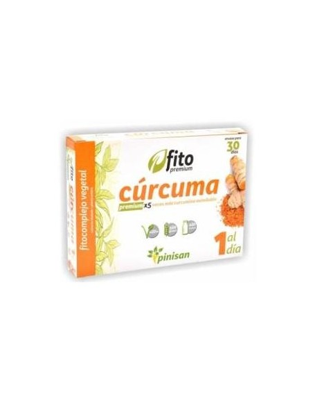Fito Premium - Curcuma - Pinisan - 30 Cápsulas