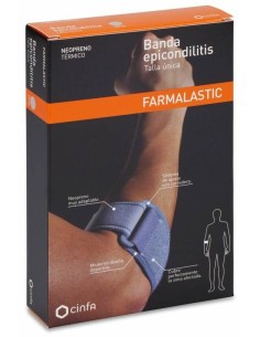 Farmalastic Banda Epicondilitis Neopreno Talla Única, 1 Ud