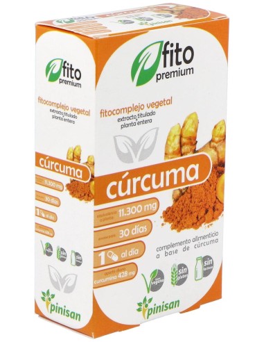 Fito Premium - Curcuma - Pinisan - 30 Cápsulas
