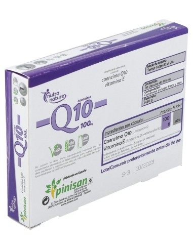 Pinisan Nutranature Q10 100Mg 30Caps