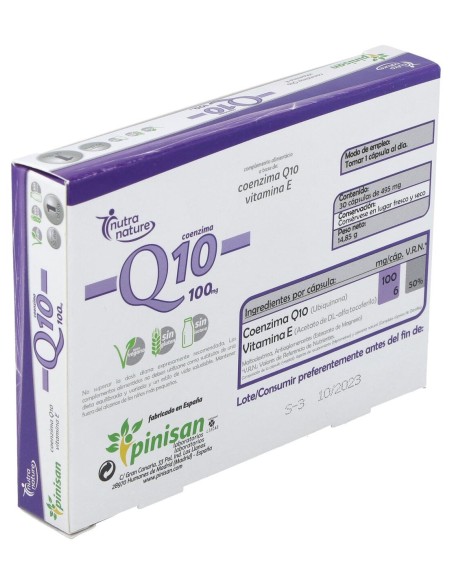 Pinisan Nutranature Q10 100Mg 30Caps
