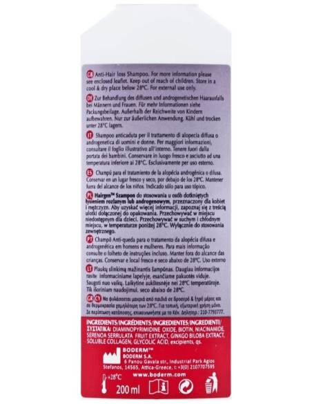 Hairgen Champú, 200 Ml