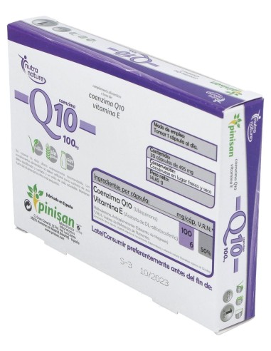 Pinisan Nutranature Q10 100Mg 30Caps